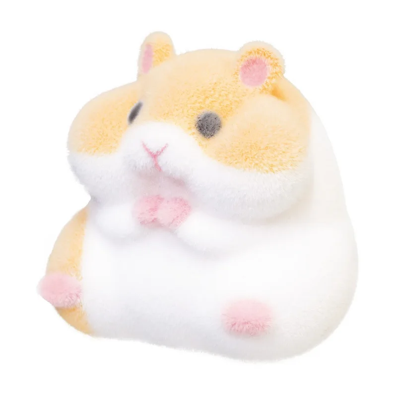 Peluches antiestrés de hámster suave flocado, estilo Japón - imagen 3