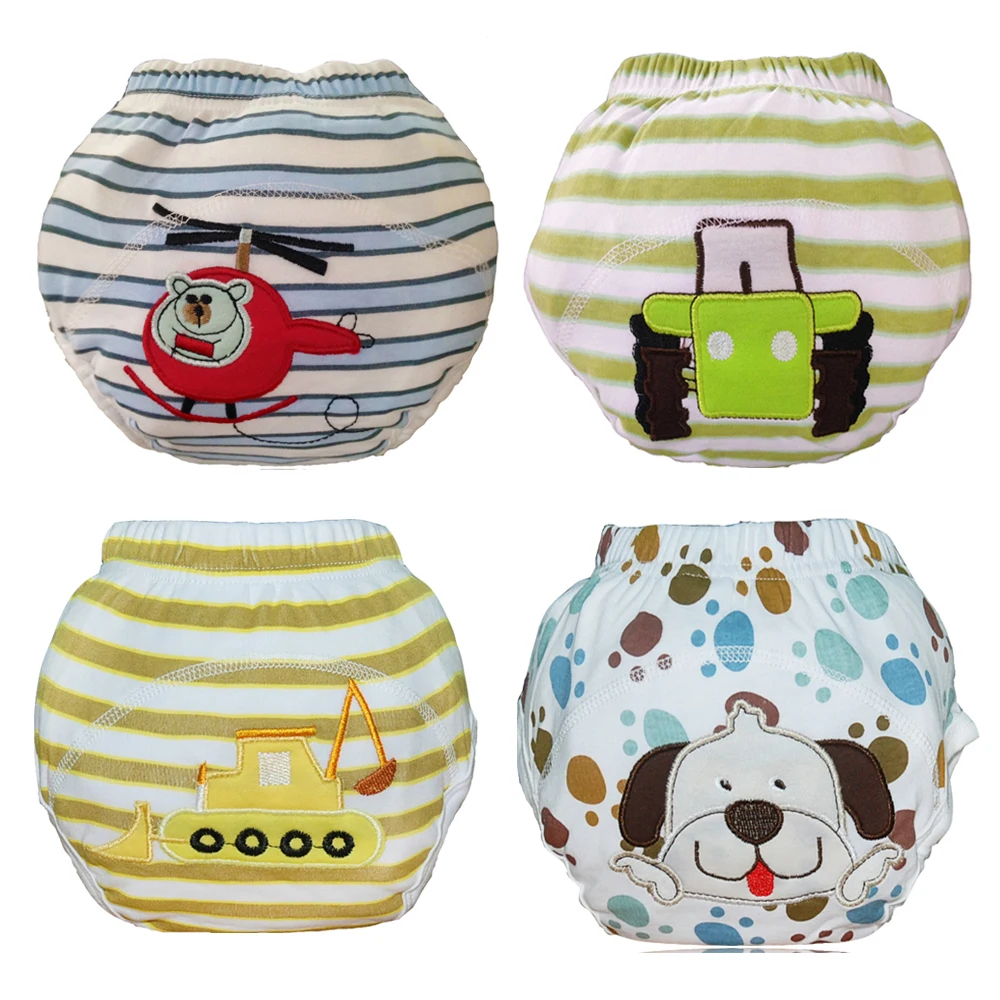 Set de 4 pantalones de entrenamiento infantiles reutilizables