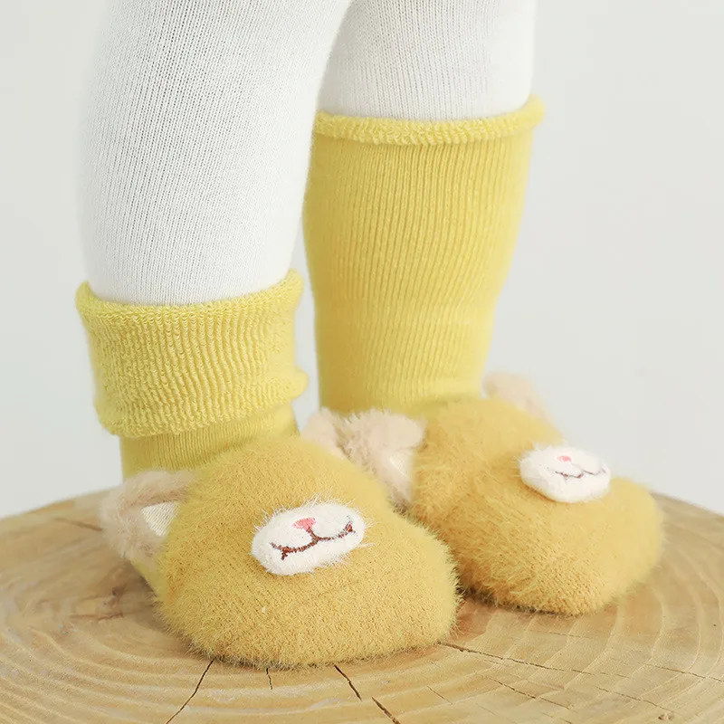 Lawadka Calcetines Antideslizantes de Felpa Cálida para Bebé - imagen 5