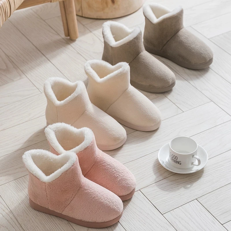 Botas felpa sin cordones invierno – Cálidas y antideslizantes - imagen 4