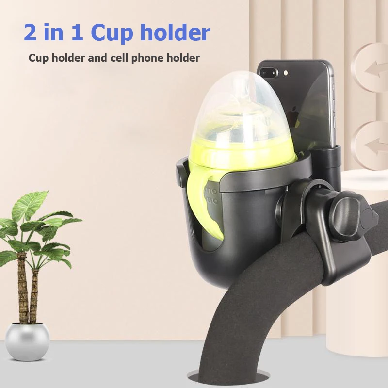 Portavasos para cochecito con soporte para móvil para bebé - imagen 4