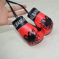 Guantes de boxeo para bebé estilo bandera mundial foto recién nacido
