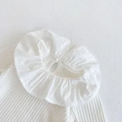 Milangel Mono corto bebé cuello volantes Primavera