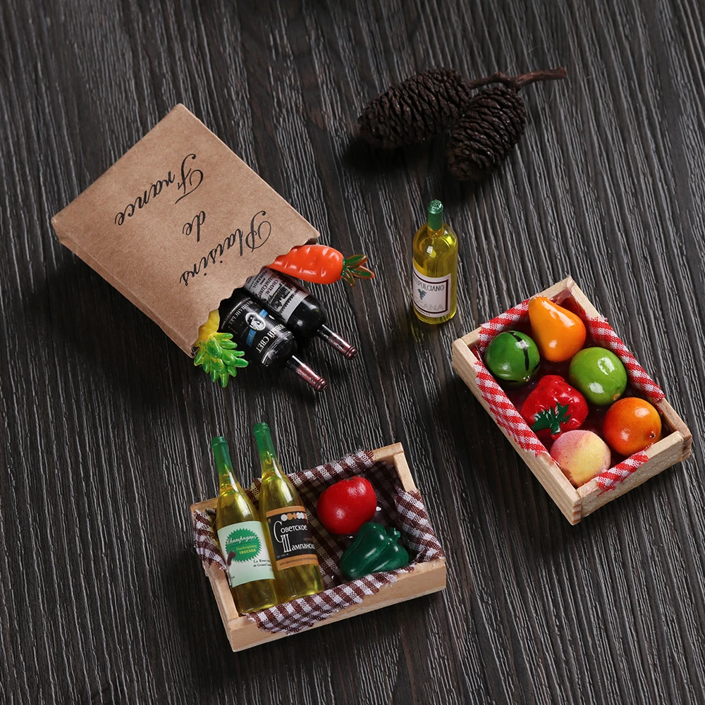 Mini botellas de vino para casa de muñecas - Accesorios de cocina - imagen 5