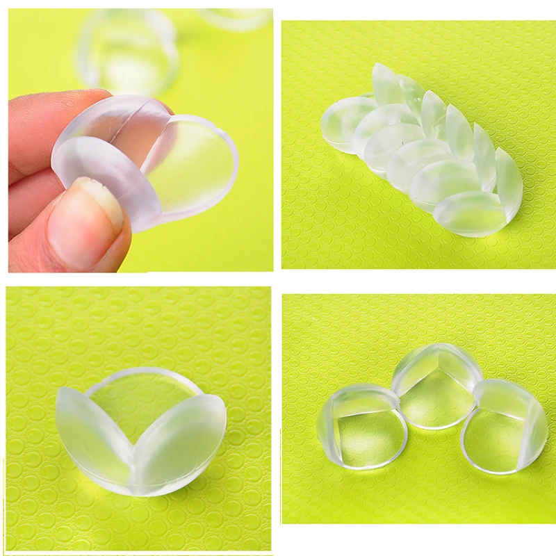 PANGDUBE protectores de esquinas en silicona transparentes para mesa - imagen 5