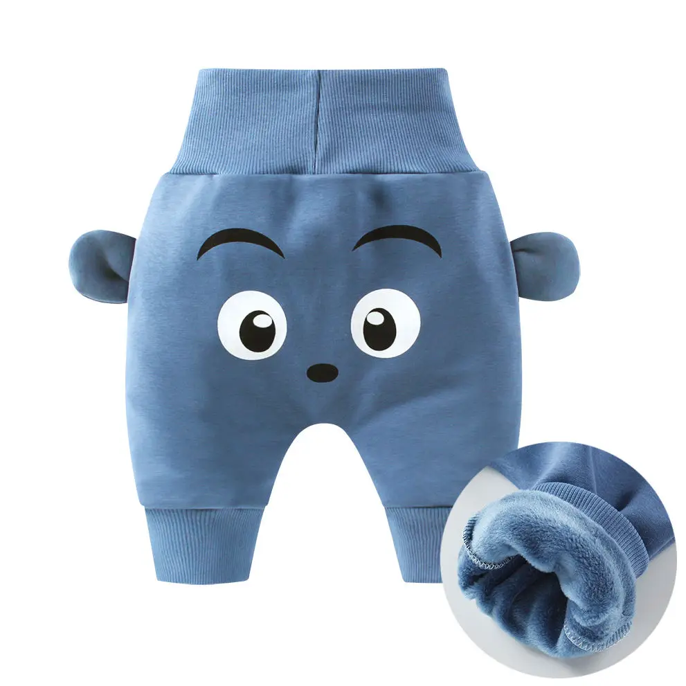 Pantalones de terciopelo con estampado para niños – Cálidos para otoño e invierno - imagen 2