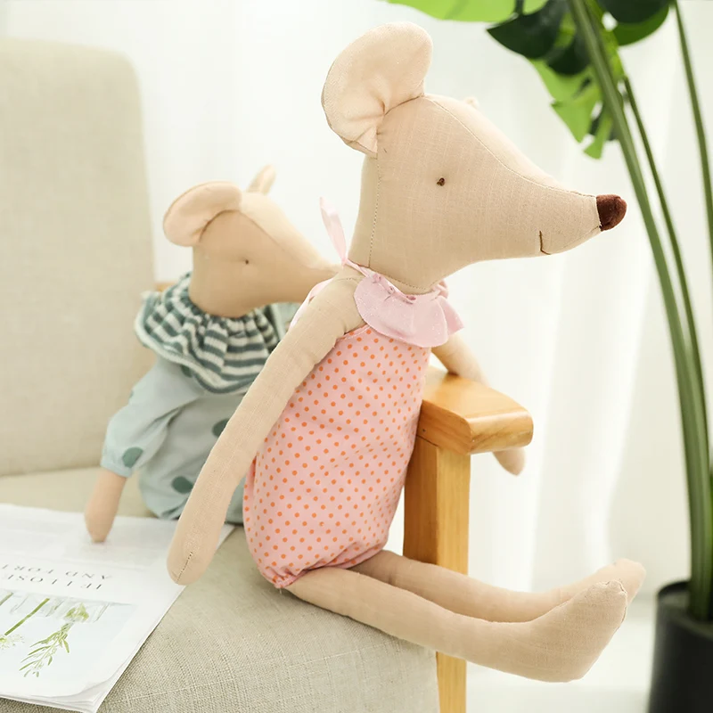Peluche de ratón suave Kawaii para dormir, regalo cumpleaños - imagen 2