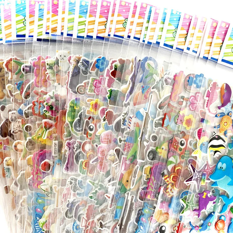 Pegatinas 3D con relieve para portátil y móvil – Regalo cumpleaños niños