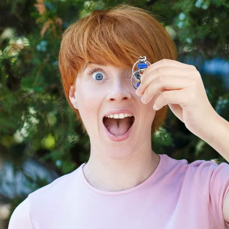 Juguete sensorial antiestrés con cadena de rodillos para niños - imagen 4
