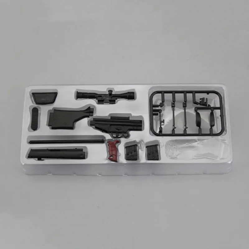 Detalle del aspecto del rifle ensamblado