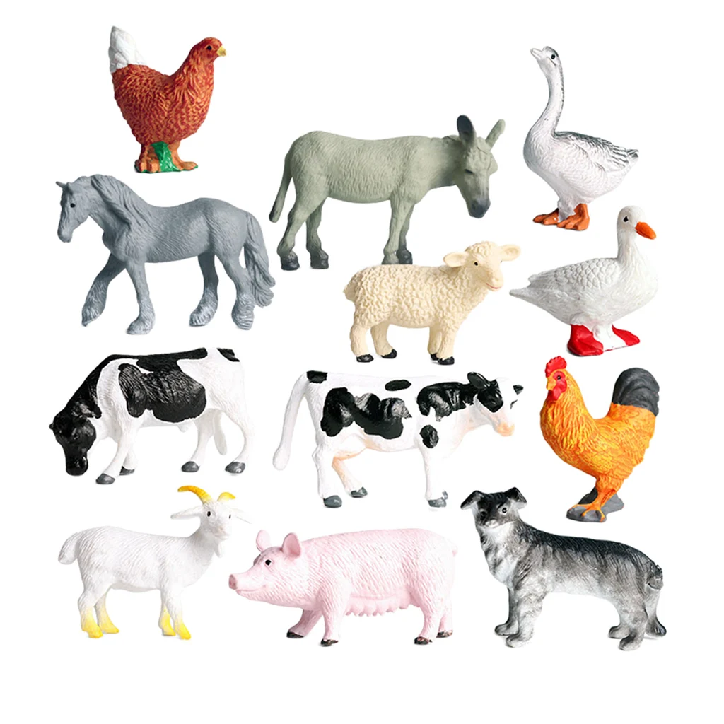 Figuras animales de granja realistas para casa de juegos - imagen 3