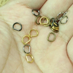 Hebillas en D miniatura para cinturones de muñecas