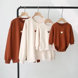MILANCEL Mono bebé con capucha de oso – Ropa a juego familiar