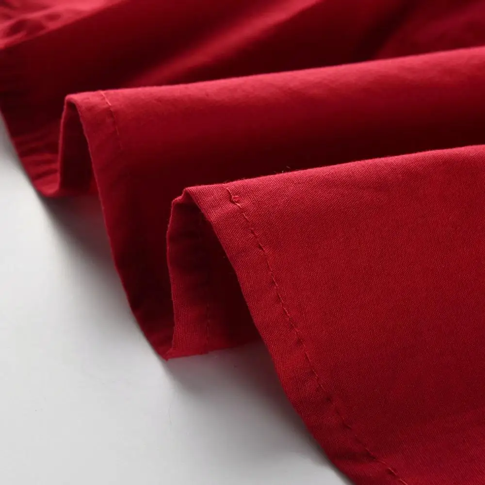 Camisa manga larga de algodón rojo vino con pajarita para niño - imagen 5