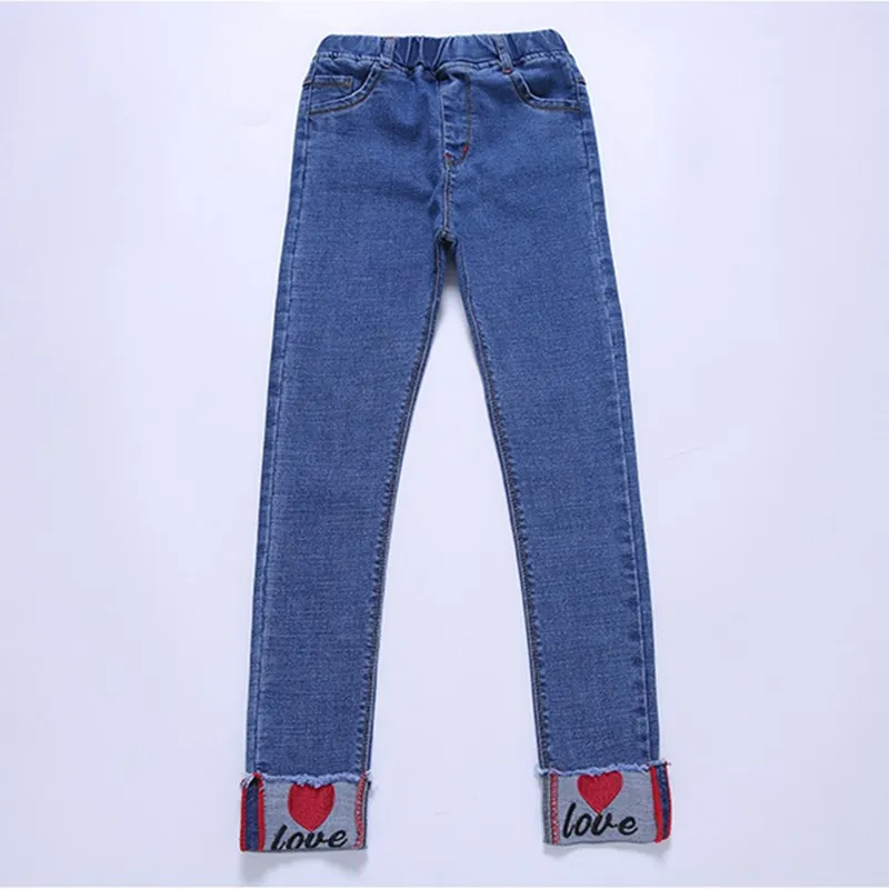 Pantalones largos informales de niña con cintura elástica - imagen 4