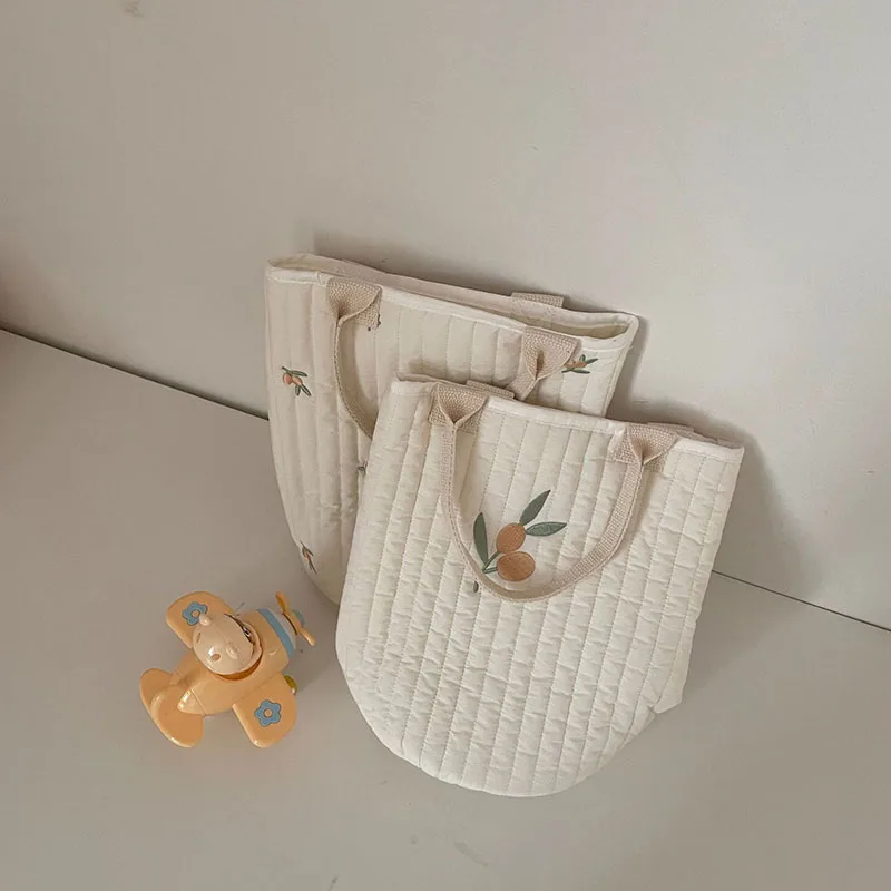 Botique Bolsa Portapañales Algodón Bordado Oso - imagen 2