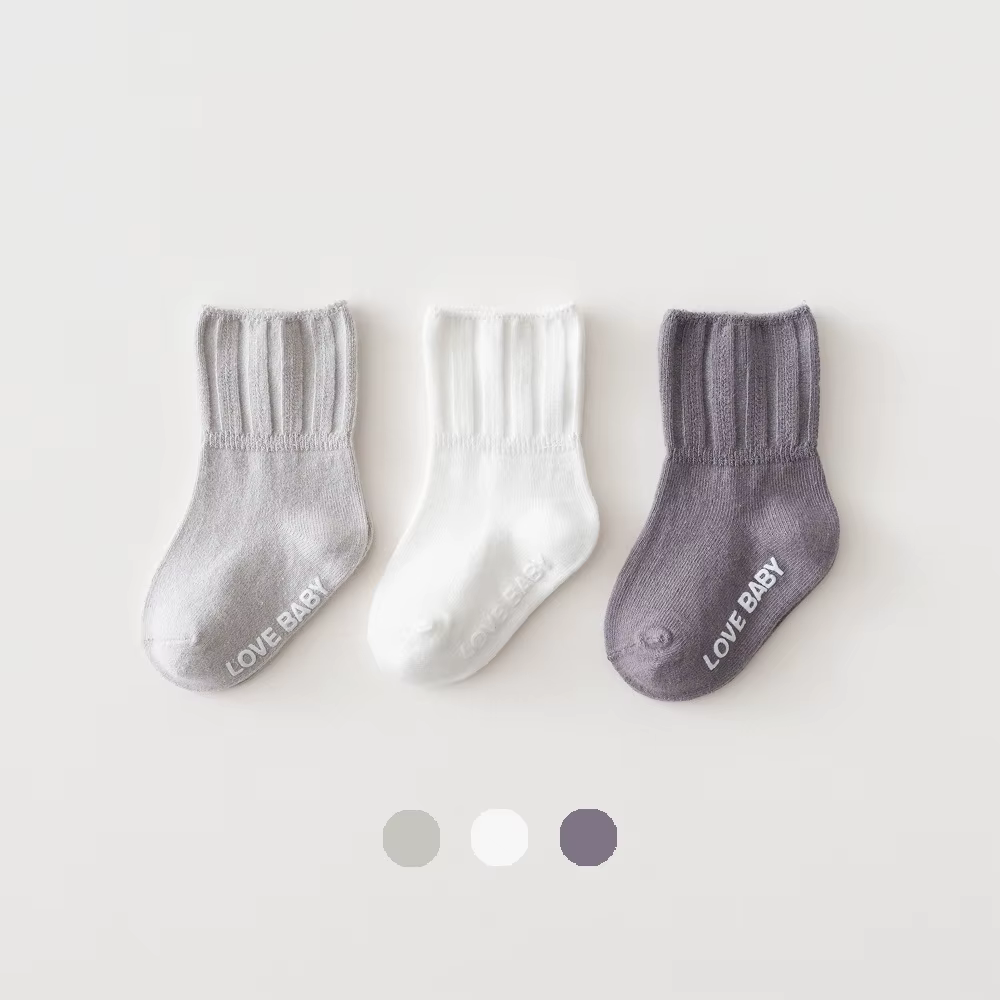 Calcetines antideslizantes de algodón suave para bebés - imagen 2