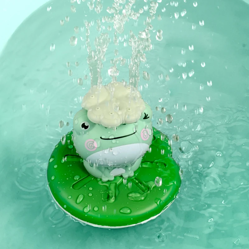 Rociador Rana Flotante – Juguete de baño eléctrico para niños - imagen 4
