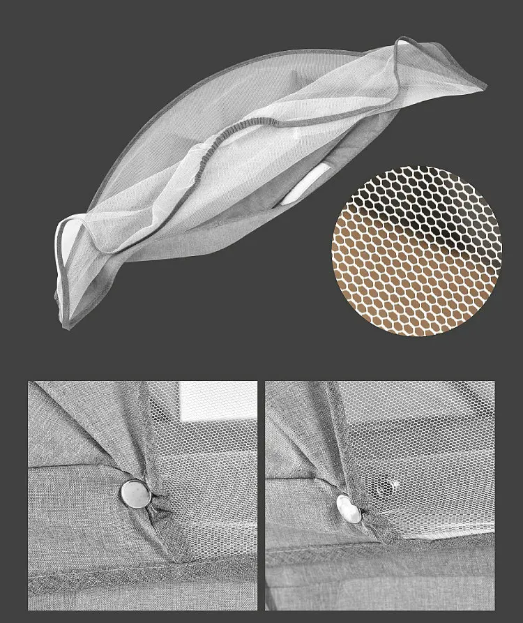Mosquitera integrada para protección contra insectos