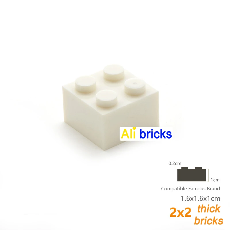 Bloques de construcción 2×2 para niños – Piezas resistentes y seguras - imagen 3
