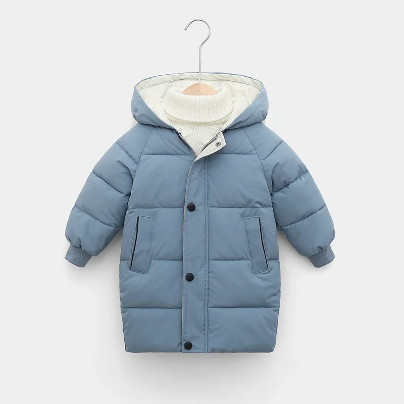 Chaqueta con capucha infantil cálida y cremallera para otoño - imagen 2