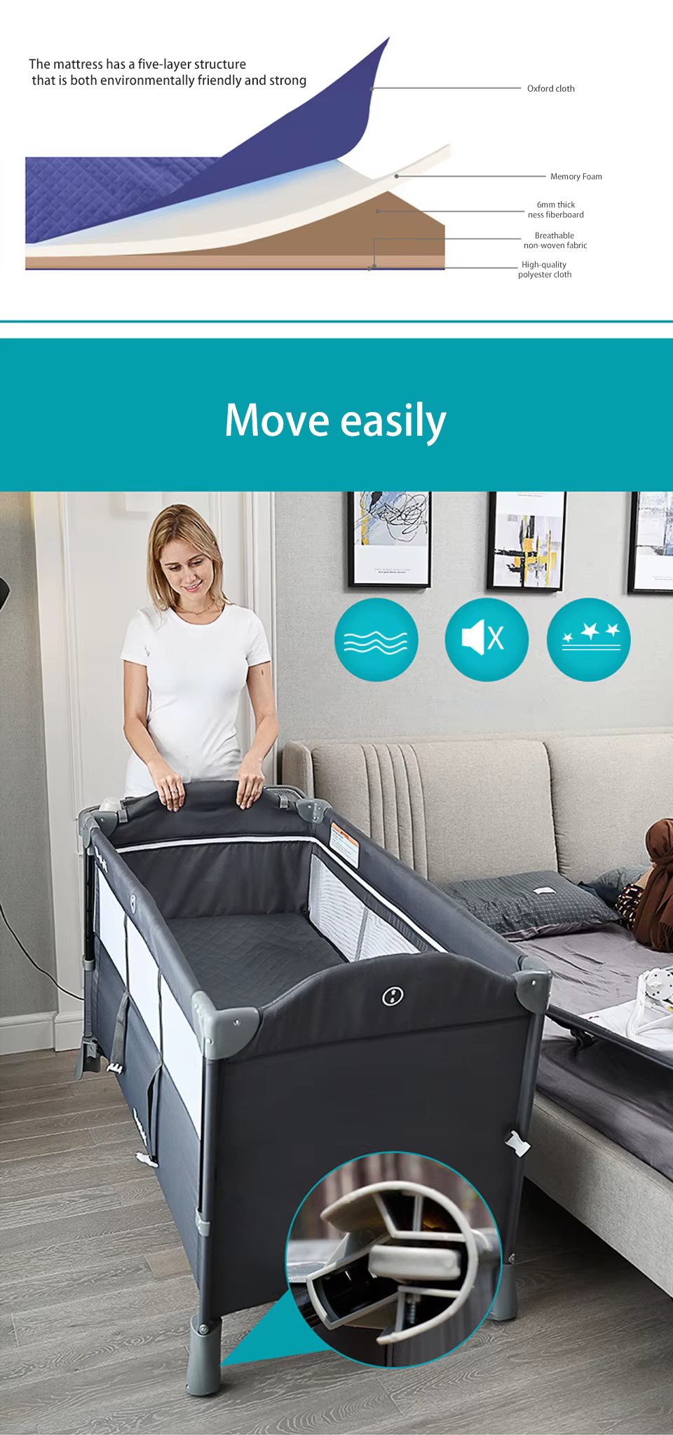 Cuna IMBABY con accessories