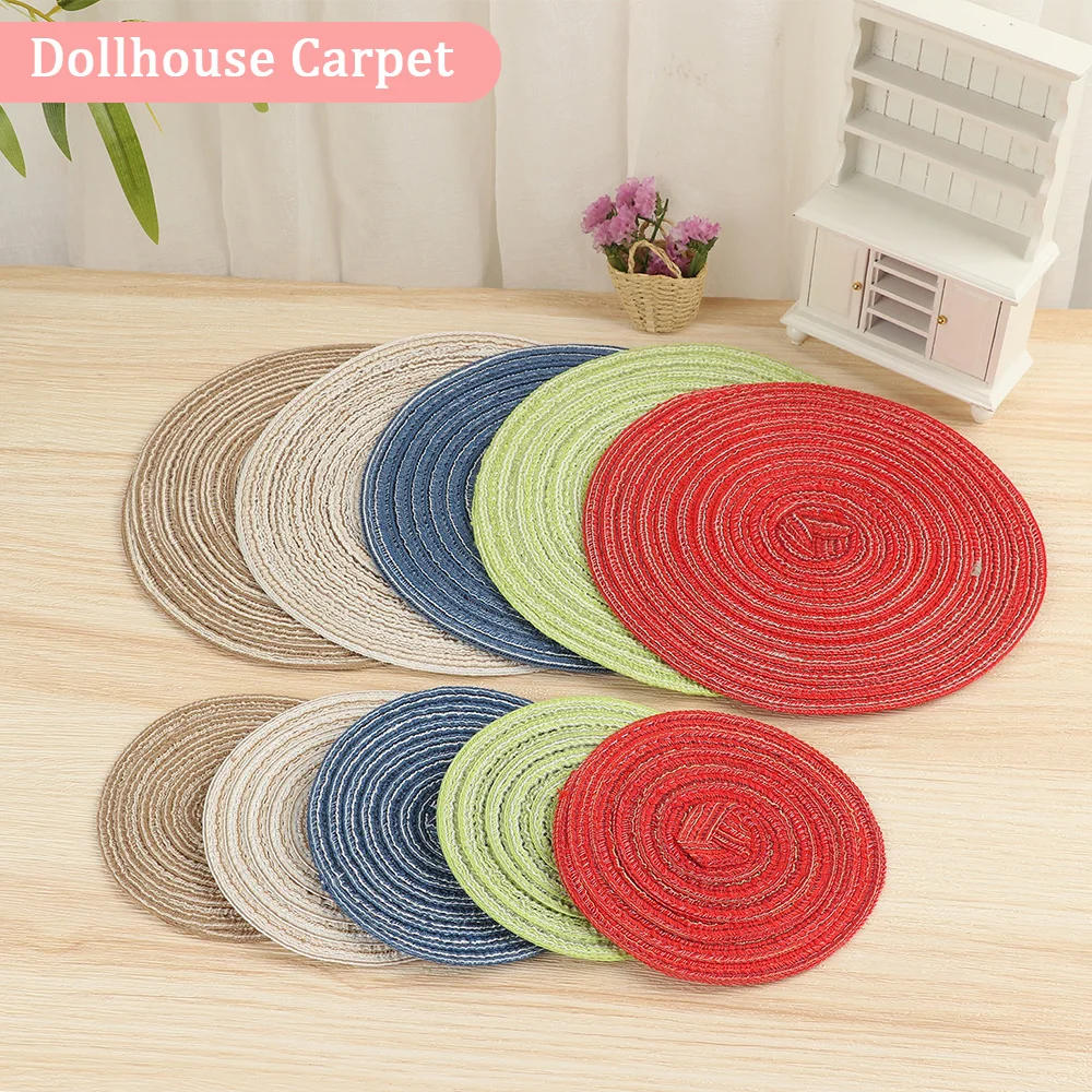 Alfombra en color azul para decoración de casa de juegos