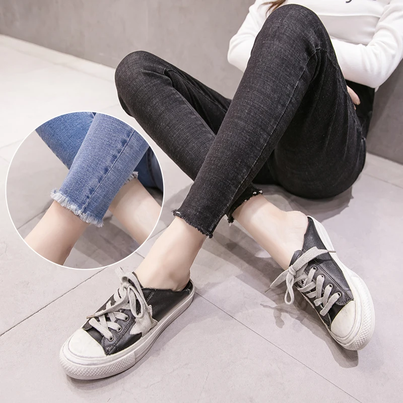 Leggings vaqueros premamá y de lactancia con tejido denim suave - imagen 3