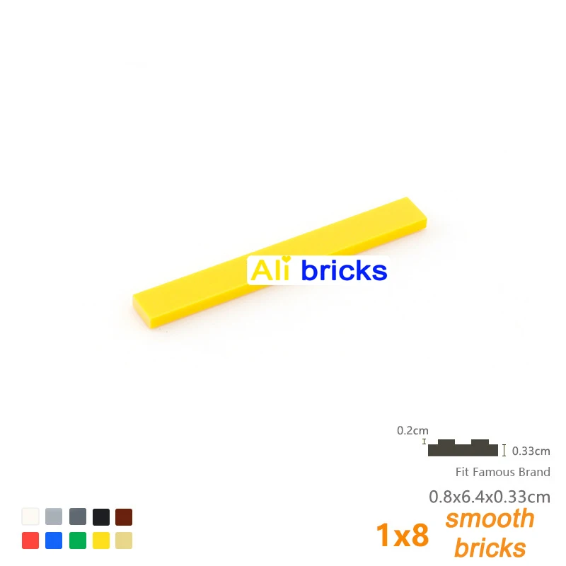 Kit de ladrillos de construcción para niños – Bloques lisos - imagen 4