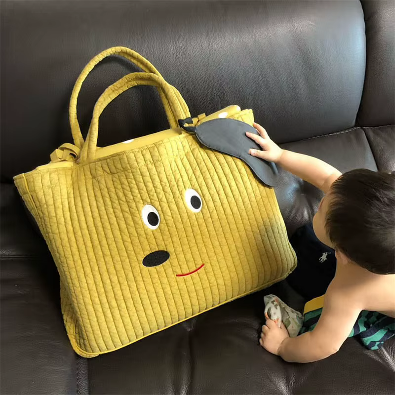 MILANCEL bolsa de pañales algodón – Bolso maternal coreano para mamá - imagen 2