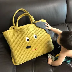 Bolsa maternal de algodón con gran capacidad para viajes – Práctica y moderna