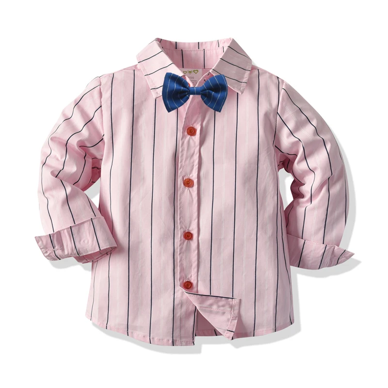 Camisa a cuadros manga larga para niño – Otoño clásico - imagen 2