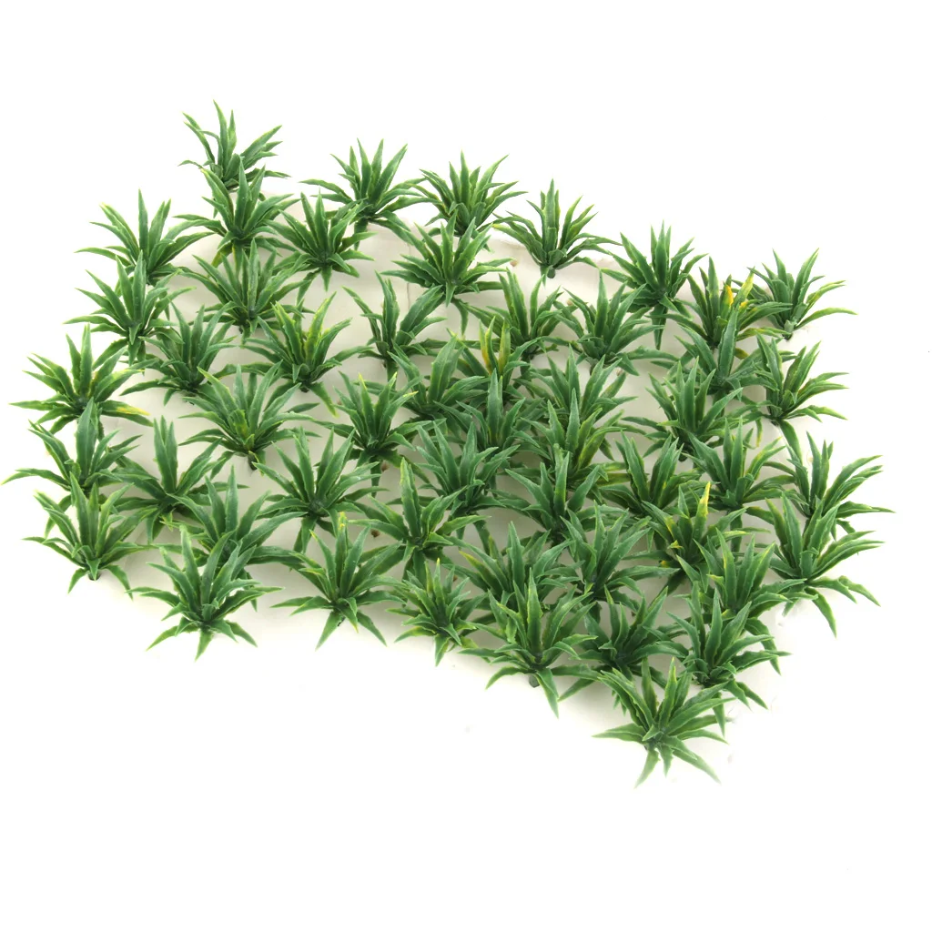 Set de 50 piezas de vegetación en miniatura para modelismo