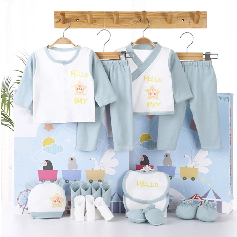 Conjunto de bebé en algodón para primavera unisex - imagen 3