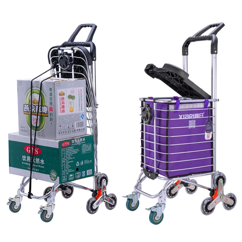 Carrito plegable multifunción con asiento y portavasos para niños - imagen 2