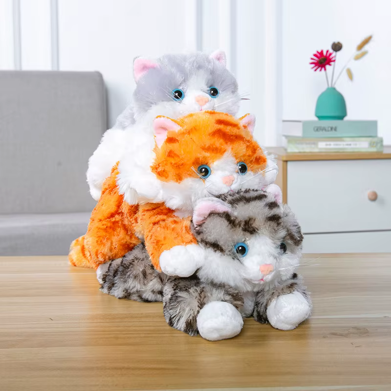 Peluche de gato realista con sonido para regalos infantiles - imagen 4