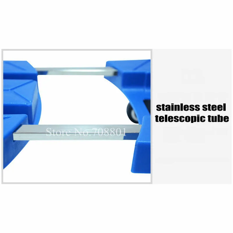 Carretilla plegable multirruedas – Carro utilitario extensible - imagen 4