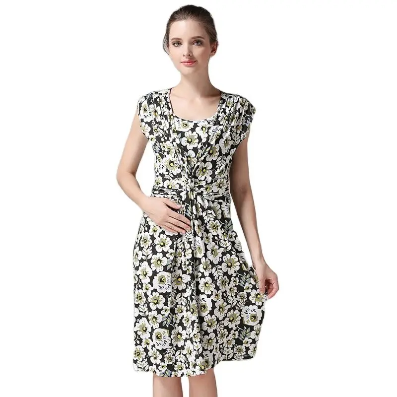 Vista del vestido en uso, silueta y largo
