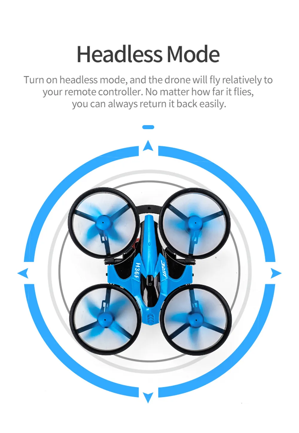 JJRC H36F Dron 3 en 1 para niños con mantenimiento de altitud - imagen 3