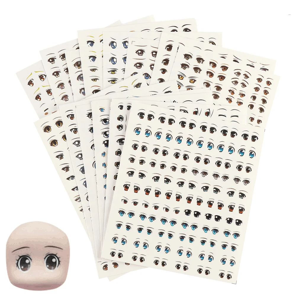 Ojos adhesivos para muñecas – Set de pegatinas infantiles