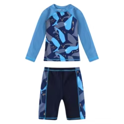 Bañador surf infantil con camiseta y pantalón de playa
