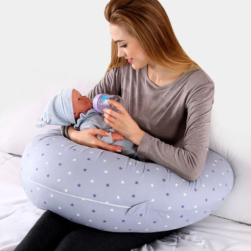 Almohada de maternidad multifuncional en forma lunar - imagen 4