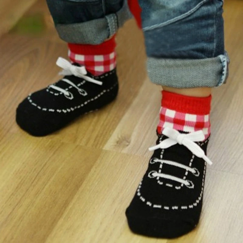 Calcetines cortos para niños y niñas pequeños