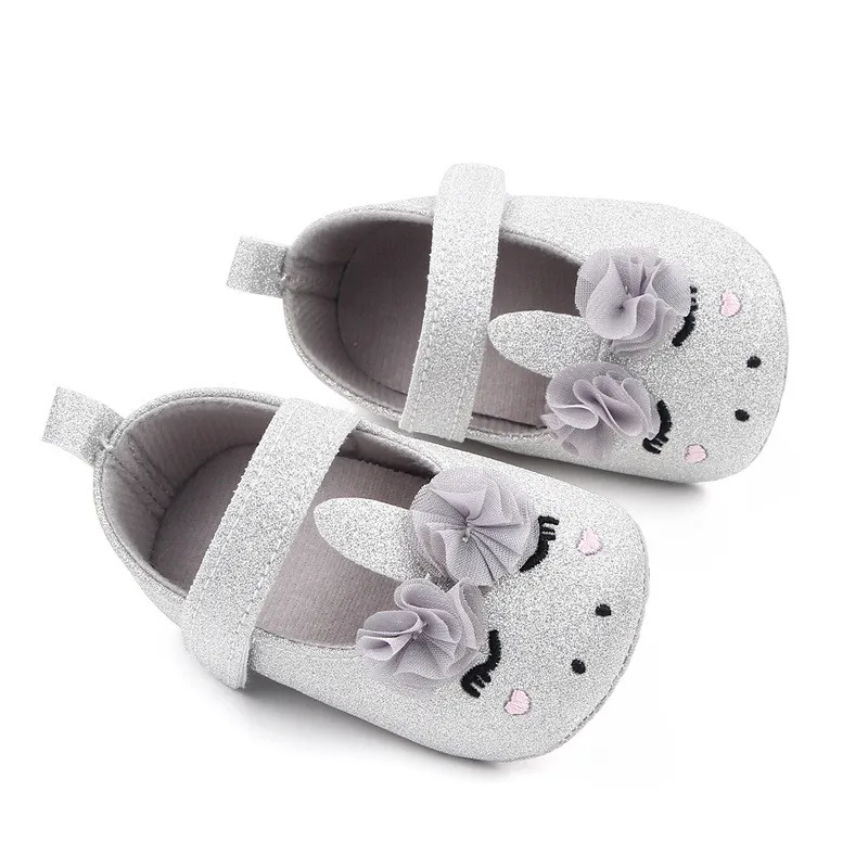 Zapatillas de bebé con dibujos y suela blanda para primeros pasos - imagen 5