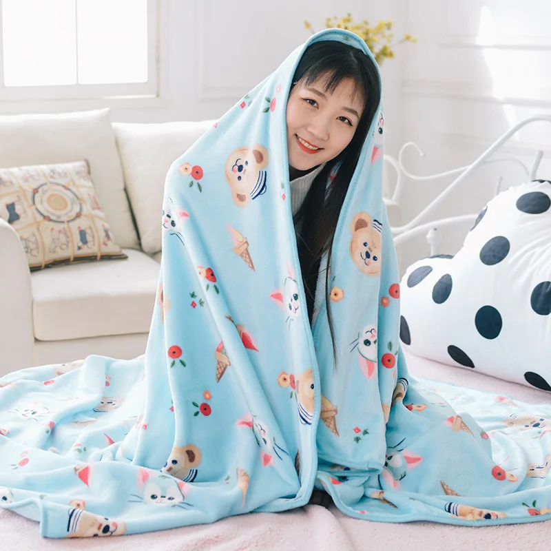 Manta infantil de franela suave - Estilo tierno para sofá y cama - imagen 2