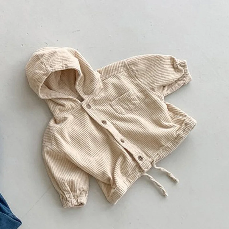 Sudadera Milangel de pana con capucha para niños – Abrigo acolchado niños - imagen 3