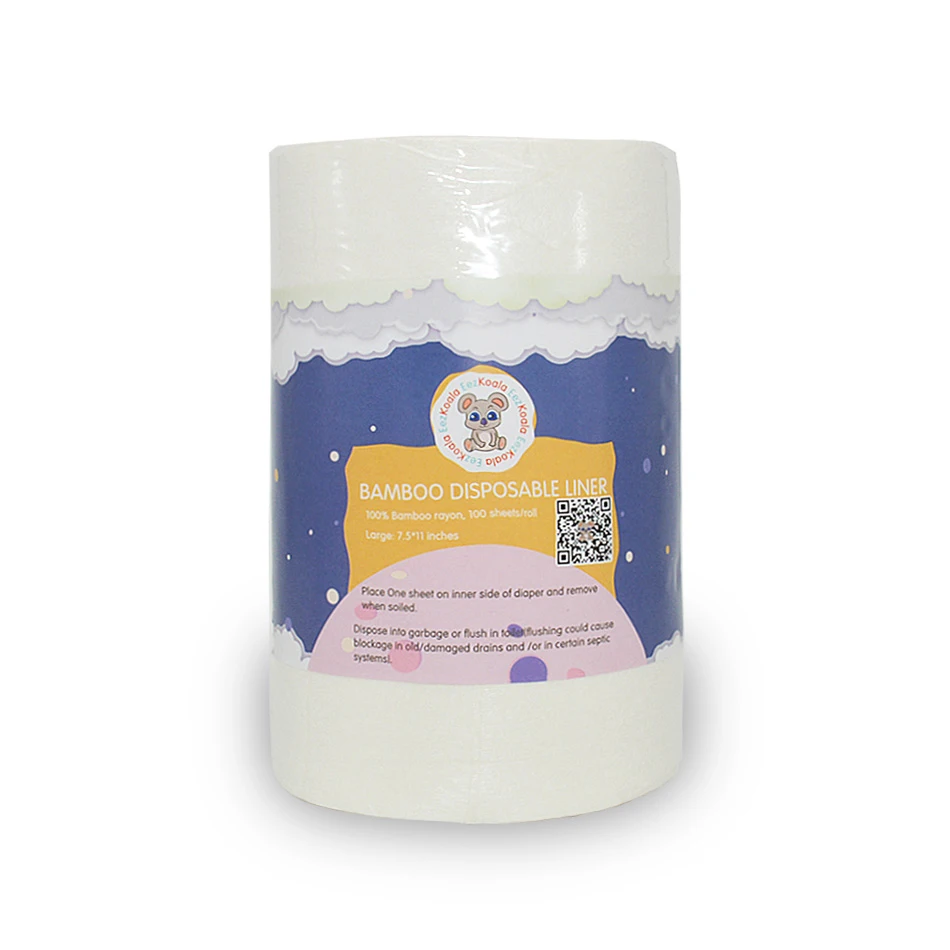 EezKoala Pañal Biodegradable de Bambú – Forro con Tela Suave - imagen 2