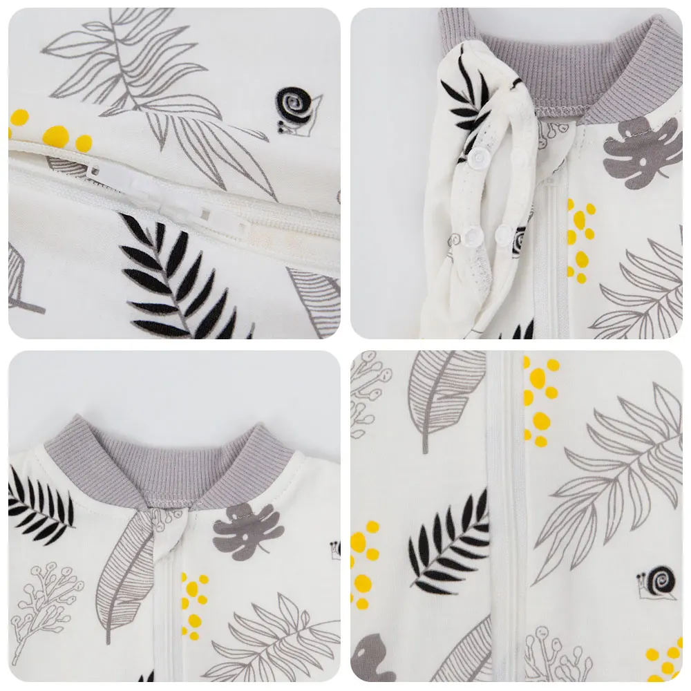 Saco capullo de algodón para bebé – Estampado diente de león - imagen 5