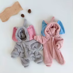 Milangel Pelele térmico para bebé – Suave con elefante