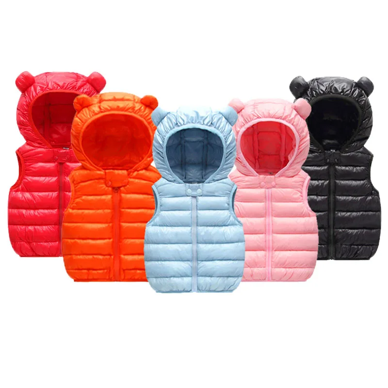 Chaleco de Plumón con Capucha para Niños – Unisex - imagen 3